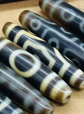 十分象天然玛瑙做旧老天珠吊坠