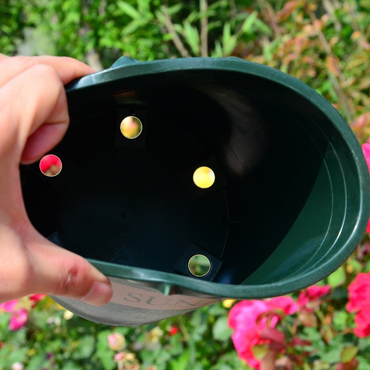 满园红厂家直销加仑花盆加厚塑料盆家用大号控根盆栽阳台月季花盆 - 图2