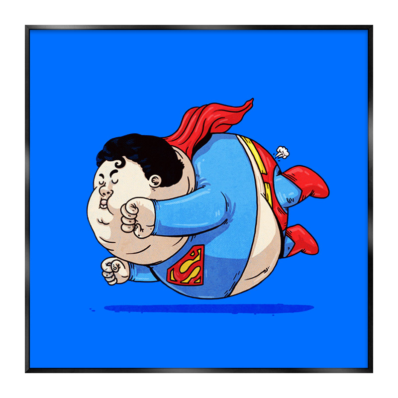 潮流卡通装饰画超人蜘蛛侠动漫挂画钢铁侠海报复仇者联盟背景壁画,淘宝优惠券,粉丝福利购,淘宝优惠卷