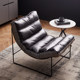 Light luxury style houndstooth caterpillar chair small sofa