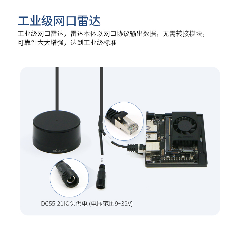 M10P-PHY版工业激光雷达单线slam机器人360建图导航避障大屏互动 - 图0