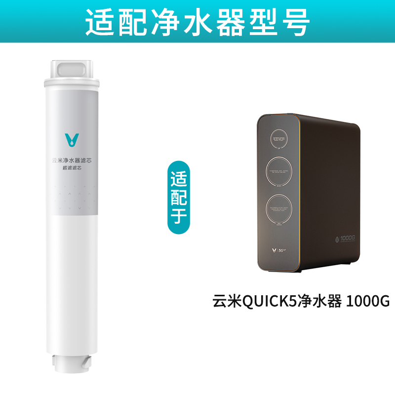云米Fast3/Quick 1000G升级款净水器滤芯1号5in1复合2号RO反渗透 - 图1