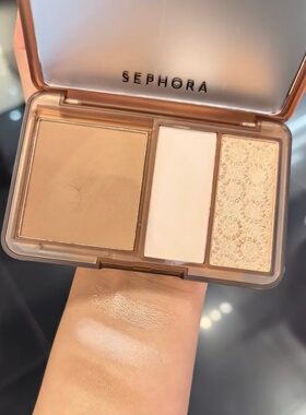 SEPHORA丝芙兰骨相修容盘哑光高光珠光自然立体修饰轮廓细腻服帖