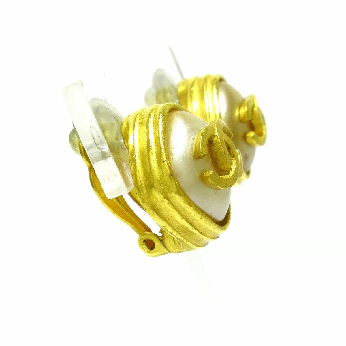 中古chanel香奈儿85新36130893耳环 Brandear海外耳环