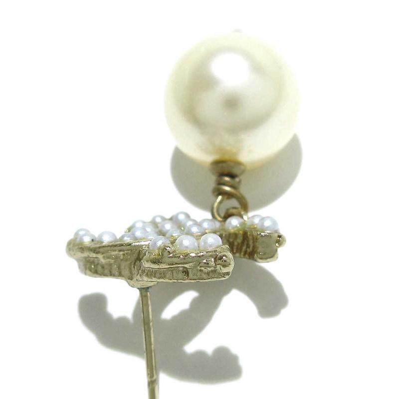 中古香奈儿9新双c logo耳钉耳环 Brandear海外女士包袋