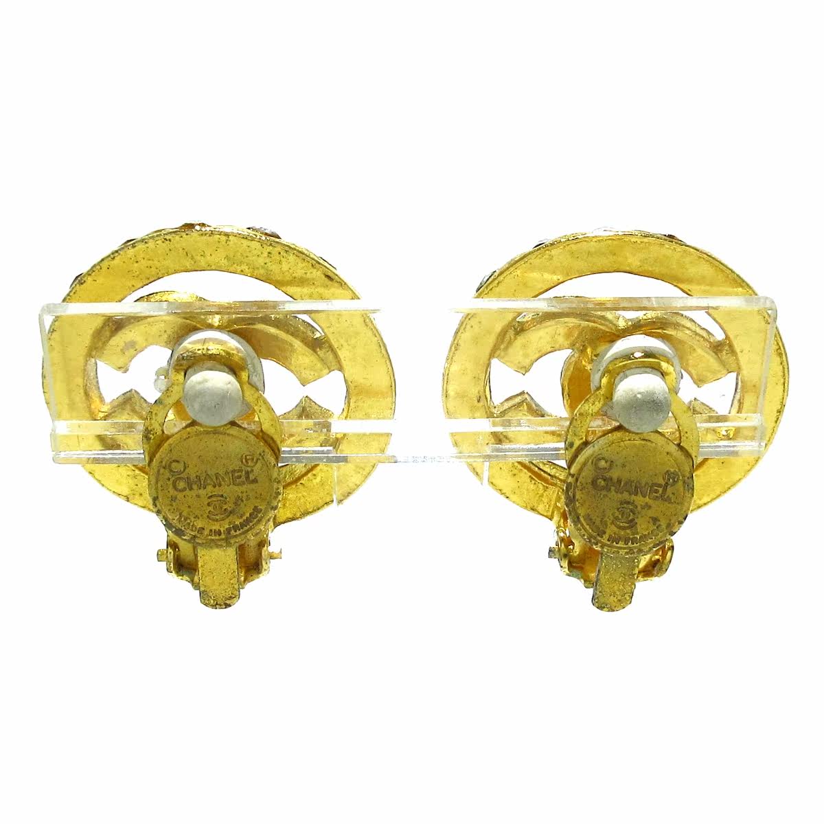 中古chanel香奈儿9新35959962耳环 Brandear海外耳环