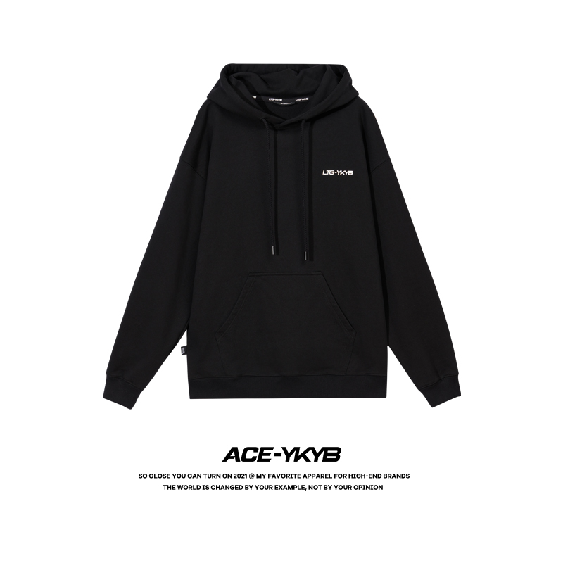 ykyb 2021秋季新款宽松休闲连帽卫衣 YKYB卫衣/绒衫