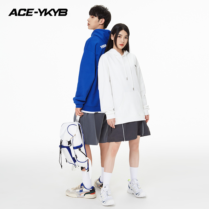 ykyb 2021秋季新款宽松休闲连帽卫衣 YKYB卫衣/绒衫