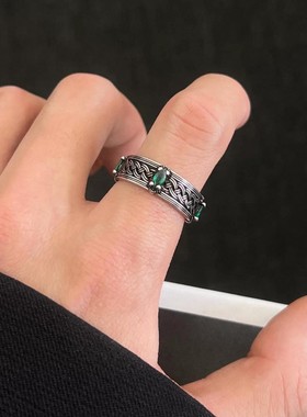 Vintage古着戒指男女复古痞帅