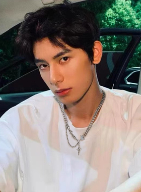 星眼玄云钛钢不掉色十字星项链