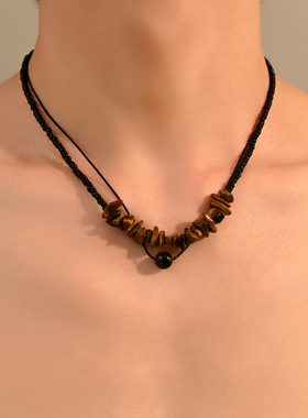 美拉德大地艺术叠戴项链男女个性