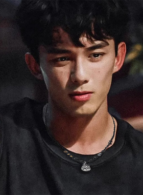 瑞兽小醒狮串珠项链男款锁骨链