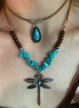 原创设计vintage波西米亚风项链