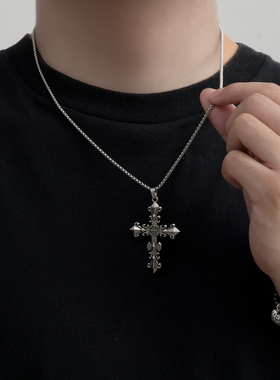 Vintage古着新款复古十字架项链