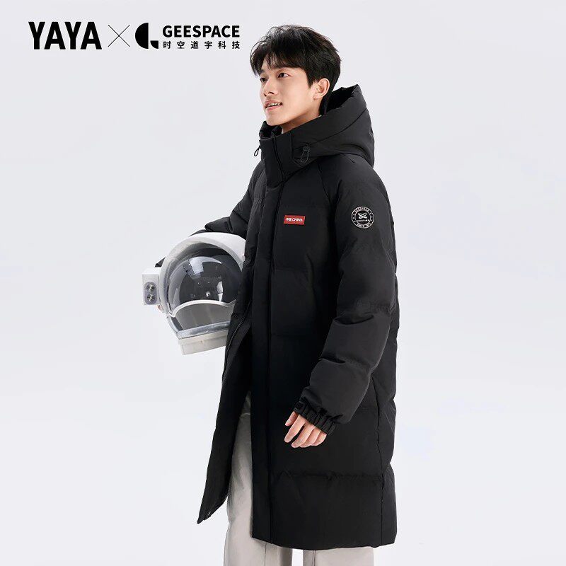 鸭鸭中长款羽绒服情侣男士2026新款外套高端爆款加厚保暖连帽冬装,淘宝优惠券,粉丝福利购,淘宝优惠卷