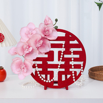 Living room Creative Marriage Happy Character Swing Piece Suit Wedding House Placement Womens Bedroom Mens Room Table Top Decoration Lakflower