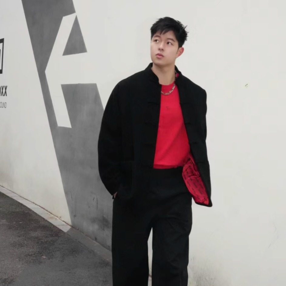 高品质TEAMWANG王嘉尔同款唐装限定羊绒外套中式立领中国风返潮,淘宝优惠券,粉丝福利购,淘宝优惠卷