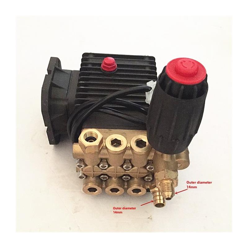 新款万能280 380升级版高压清洗机车刷洗车机配件铜泵头 - 图3