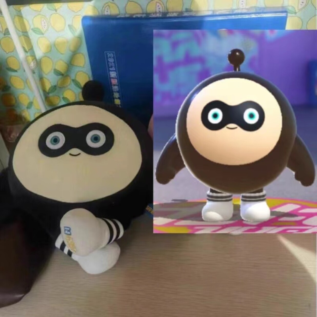 蛋仔派对公仔蛋仔派对公仔玩偶毛绒玩具周边可爱娃娃安抚陪睡劳改黑蛋抱枕靠枕