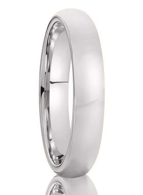 弧面银色现货全光戒指简约情侣对戒经典本色钨钢钨金戒指饰品