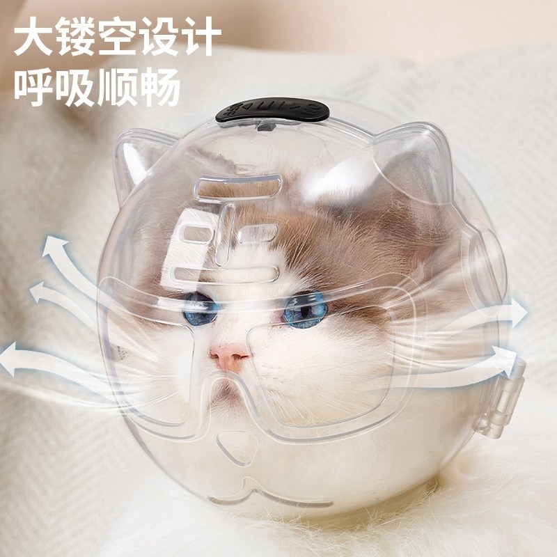 猫咪太空头罩防咬洗澡剪指甲打架防抓舔宠物神器猫头套伊丽莎白圈,淘宝优惠券,粉丝福利购,淘宝优惠卷
