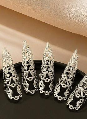 女波西米亚风关节保护套戒指