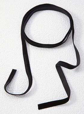 黑色天鹅绒丝带蝴蝶结造型颈链简约优雅个性时尚首饰长款身体项链