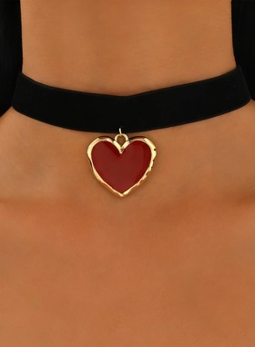 时尚丝绒布艺项圈女士简约choke