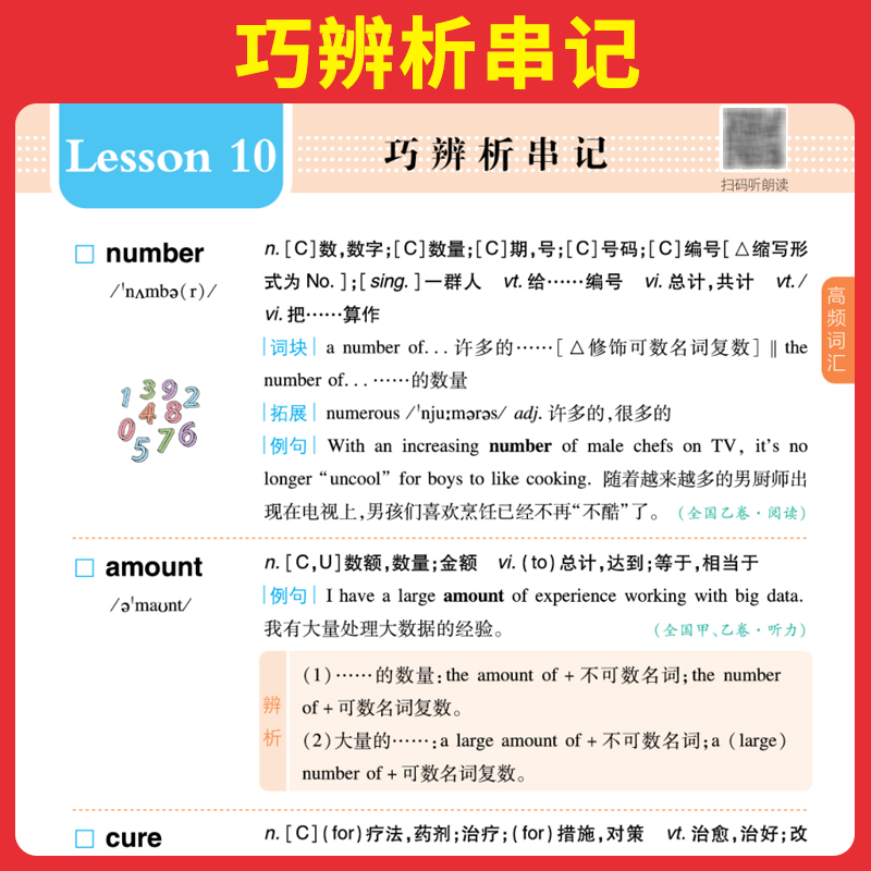 一本高中英语词汇必备乱序版高中英语单词3000课标词高考英语高频短语单词手册衡水体英语字帖词汇默写本高一二三通用教辅书 - 图0