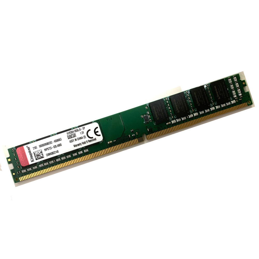 金士顿ddr4 2666 8g 台式机电脑内存条kvr26n19s8l/8-sp 窄条单条