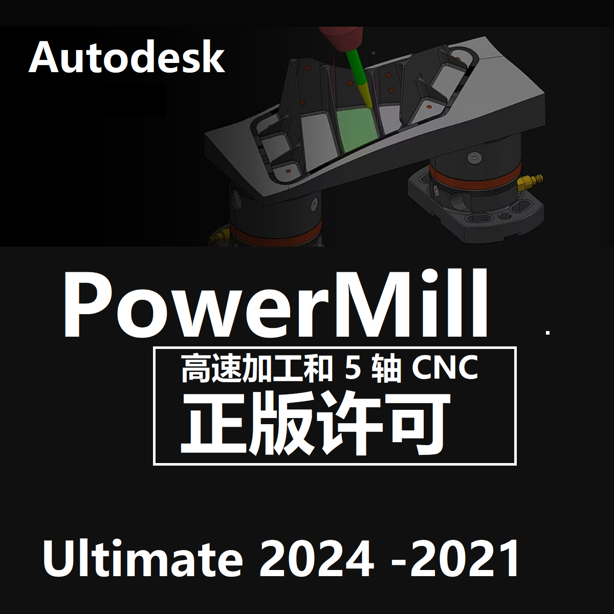 PowerMill Ultimate 2025.0.1-2021软件正版激活授权许可远程安装 - 图0