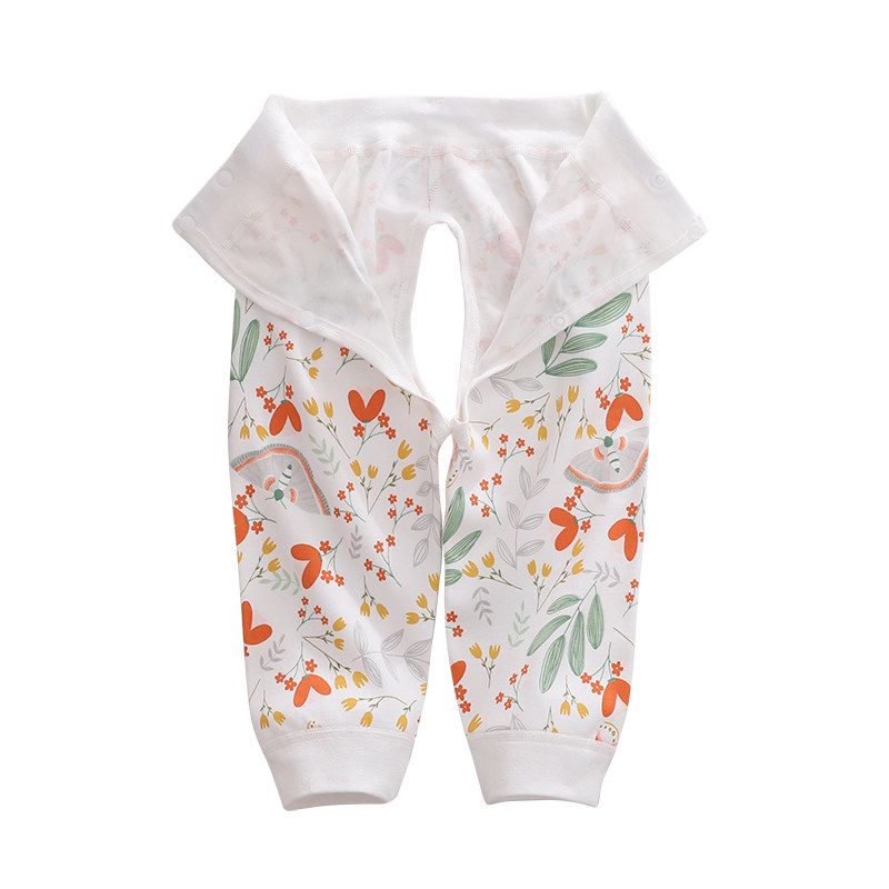 新生婴儿开裆裤春秋分体纯棉冬季薄款宝宝按扣式可调节裤春秋外穿,淘宝优惠券,粉丝福利购,淘宝优惠卷