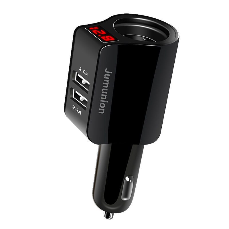 巨木车载充电器快充汽车充点烟器一拖三转换插头闪充多功能,淘宝优惠券,粉丝福利购,淘宝优惠卷