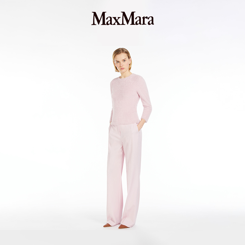 MaxMara 2024春夏新品女装纯色圆领毛衫6361164106-图0