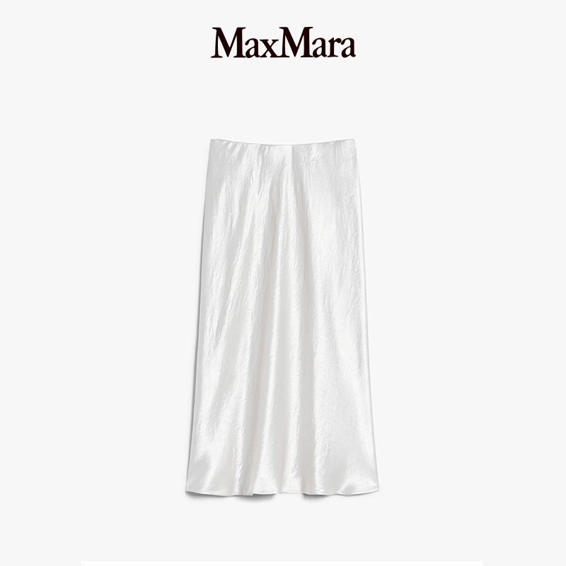 【24期免息】MaxMara 2024春夏新品女装缎面半身裙6101024806