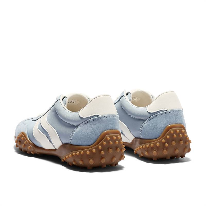 森达蓝色德训鞋女2025秋商场同款运动复古跑步户外休闲鞋XPZ01CM5 - 图2