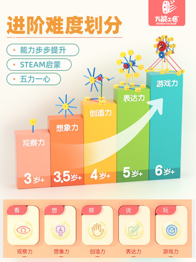 Universal craftsman round building blocks educational kindergarten toys