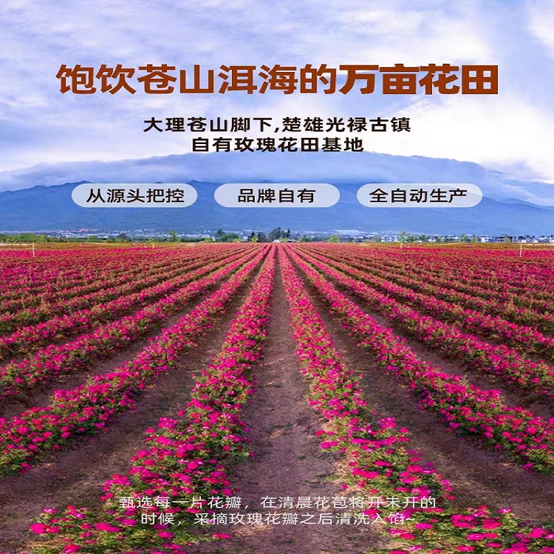 潘祥记玫瑰花饼云南特产鲜花饼礼盒装现烤零食小吃糕点中秋月饼 - 图3