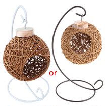 Hamster Hanging Cradle Bird Cage House Rattan Hammock Sleep
