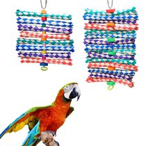 Y5GB 1 Pack Bird Chewing Toys Parrot Shredder Toy Hanging