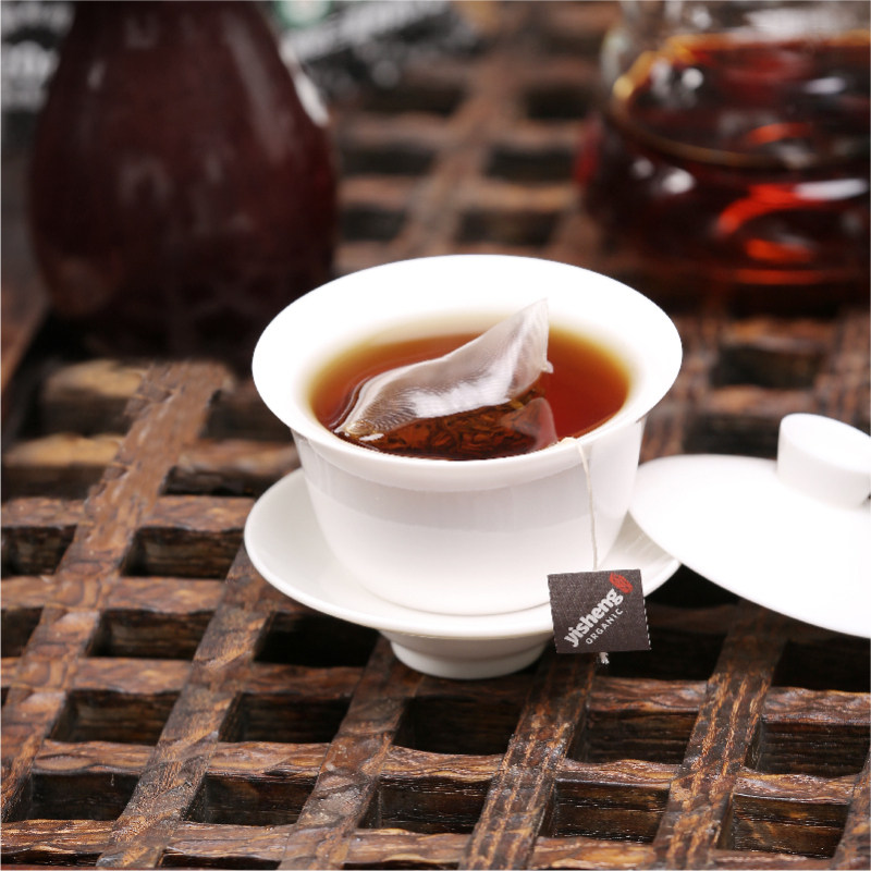 易生 有机红茶古滇工夫大树茶可冷泡茶 滇红三角包15包/袋38g,淘宝优惠券,粉丝福利购,淘宝优惠卷