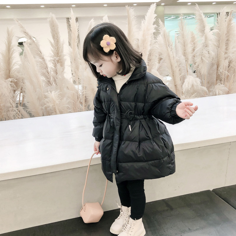 儿童羽绒服中长款女童轻薄秋冬装反季洋气外套小童装冬季90白鸭绒,淘宝优惠券,粉丝福利购,淘宝优惠卷