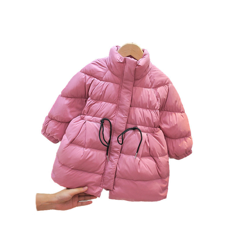 儿童羽绒服中长款女童轻薄秋冬装反季洋气外套小童装冬季90白鸭绒,淘宝优惠券,粉丝福利购,淘宝优惠卷