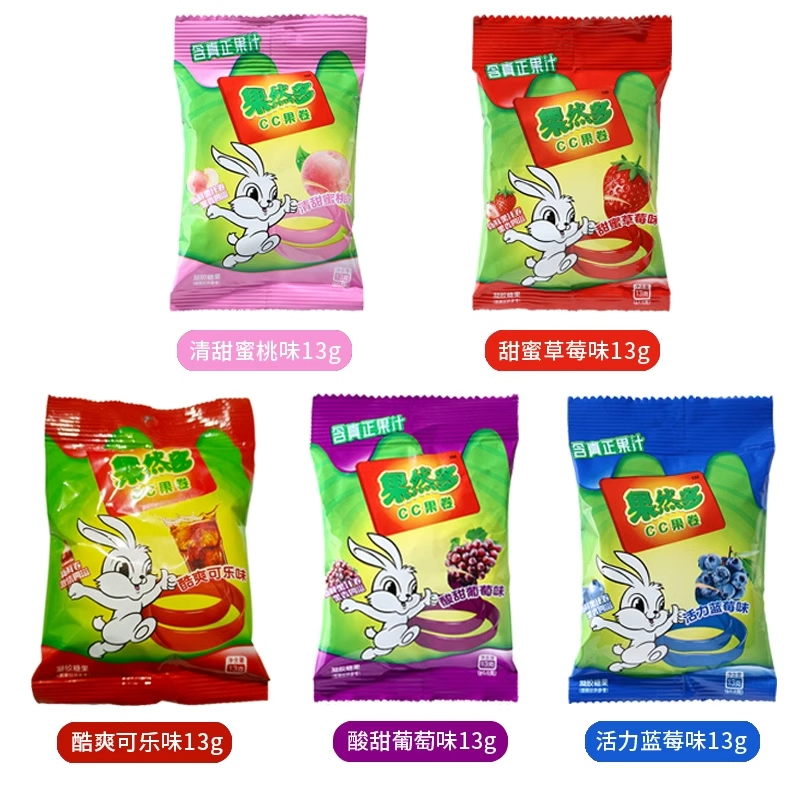 果然多cc果卷果c卷软糖糖果零食水果味临期食品特价清仓-图1