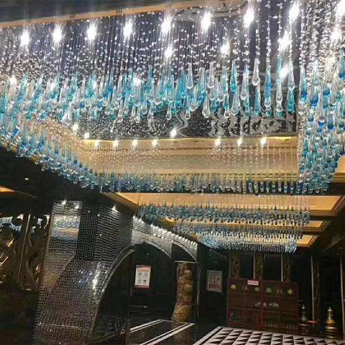 酒店KTV过道走廊吊灯宴会大厅灯宴会厅前厅接待洽谈区装饰水滴灯,淘宝优惠券,粉丝福利购,淘宝优惠卷