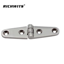 RICHWITS Stainless Steel 316 Hinge Yacht Hinge Five Gold Accessories Marine Mirror Polished Hinges