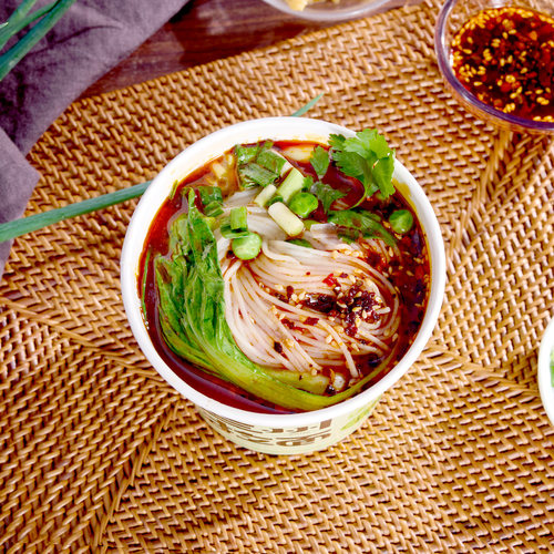 【骨汤桶装】安食六和泡面兰州牛肉面速食原味冲泡方便面非油炸 - 图0