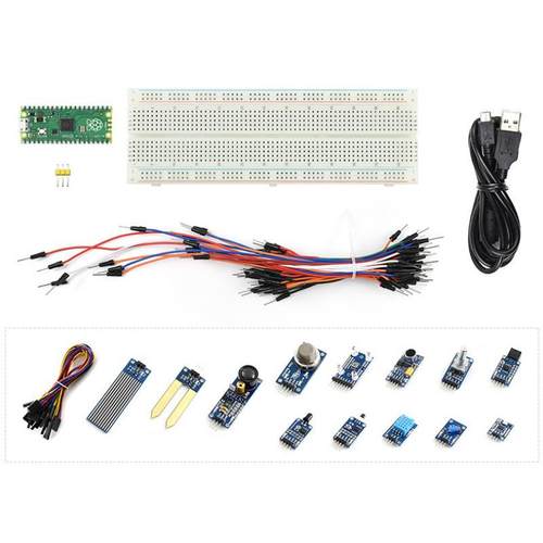 微雪 树莓派Pico官方RP2040双核处理器 微控制器开发板带排针套件 - 图2