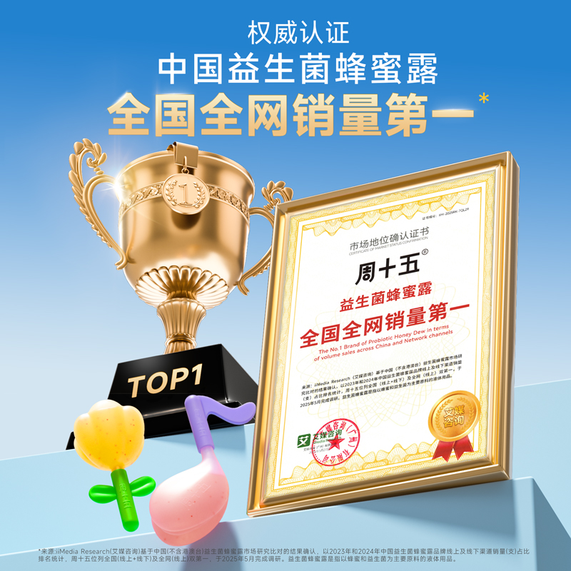 周十五益生菌蜂蜜露孕产妇适用待产必备用品有专利歪头软管家庭装