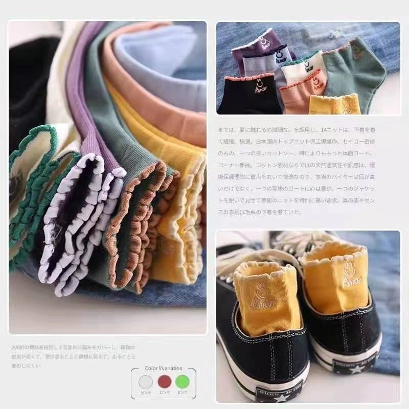 太达香夏季可爱日系防臭女款船袜 太达香短袜/打底袜/丝袜/美腿袜